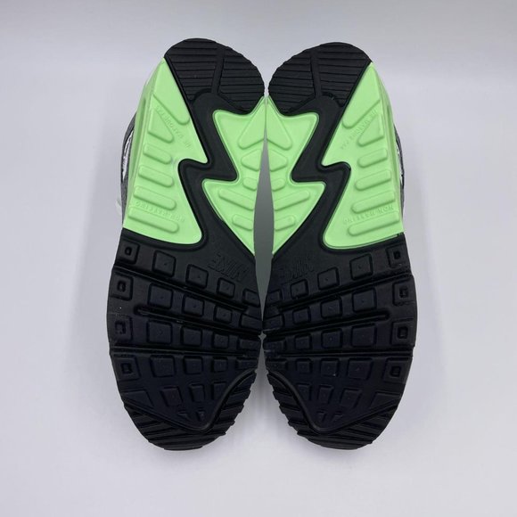 Nike Air Max 90 White / Black /Green Womens Shoes - Picture 6 of 8